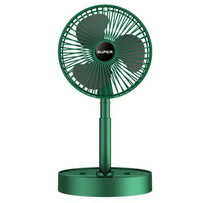 In Stock Folding Portable Fan Floor Standing Fan USB Rechargeable Wireless Telescopic Fans With Promotional Gift Box