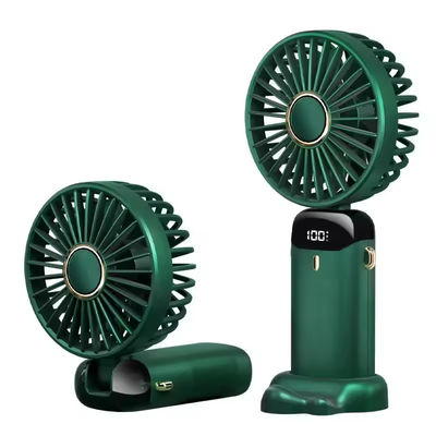 Top Selling Portable Led Display Mini USB Rechargeable Fans Summer Desk Handheld Air Conditioner Cooler for Outside Travel Fold