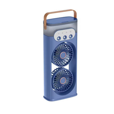 Home Appliance 400ML Dual Head Spray Desktop Air Cooling Mist Humidifier Fan Tower & Pedestal Fans for Home With Night Light