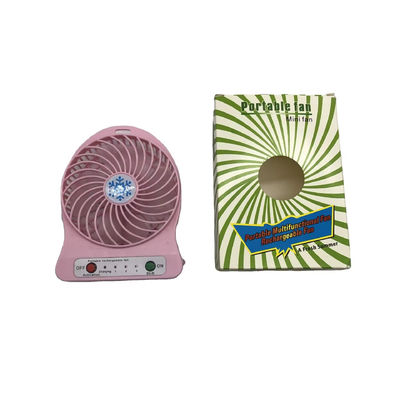Plastic Handheld Mini Portable Fans Three Wind Speed Mini Usb Rechargeable Wearable Fans