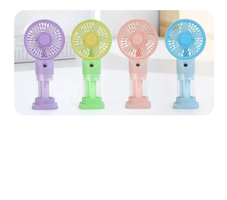 New Summer Mini Handheld Fan Mute Portable USB Charging Spray Water Cooling Fan for Outdoor and Camping