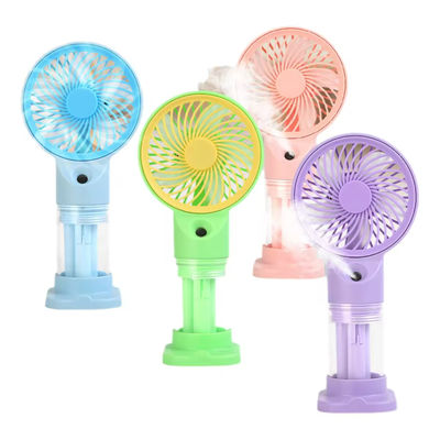 New Summer Mini Handheld Fan Mute Portable USB Charging Spray Water Cooling Fan for Outdoor and Camping
