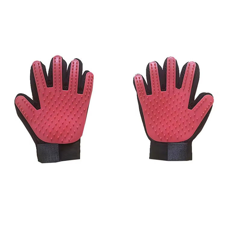 Pet Hair Remover Glove Pet Grooming Glove Brush Deshedding Glove For Dogs And Cats