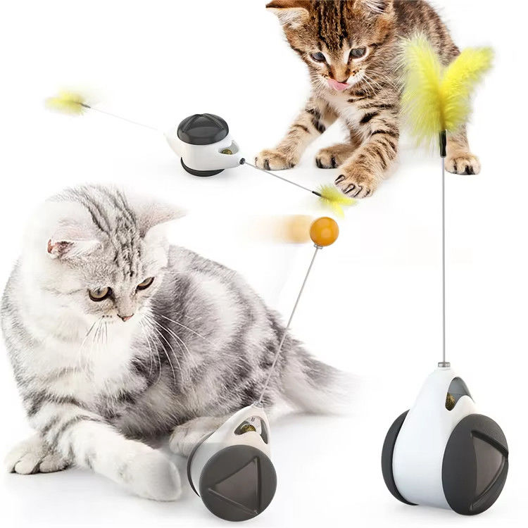Plastic Pet Training Products Interactive Puzzle Balanced Swing Car Toy