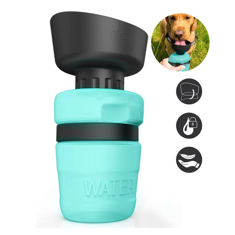 Portable Squeeze Type Pet Bowls Going Out 500ml Cat Dog Water Drinking Bottle