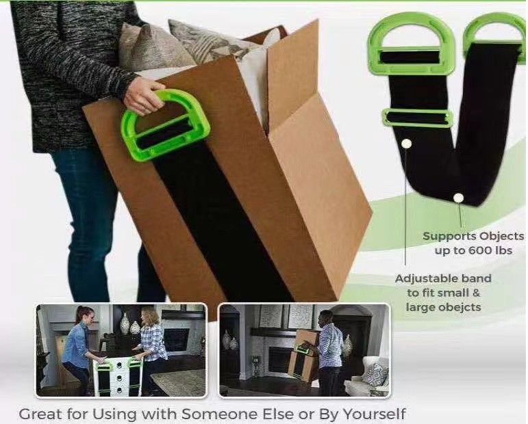 Non Slip Straps Nylon Band Bundling Belt For Furniture Carrying Boxes Moving Handling Belt