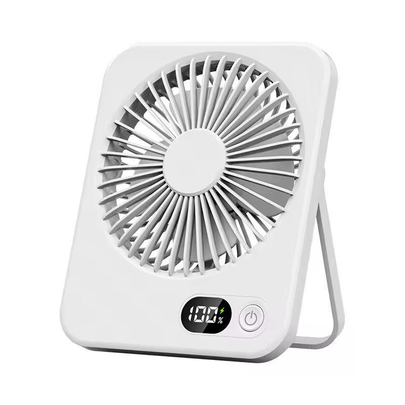 USB Hanging Portable Fan Desk Fan Air Cooling Mini Table Fan With Digital Display